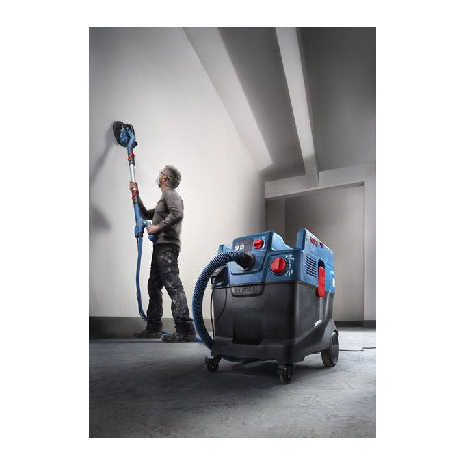 Bosch 06019M0020 GAS 400 A Professional Aspirapolvere a Cilindro Secco e Bagnato 40 L 1200 W Filtro 4 Ruote colore Blu