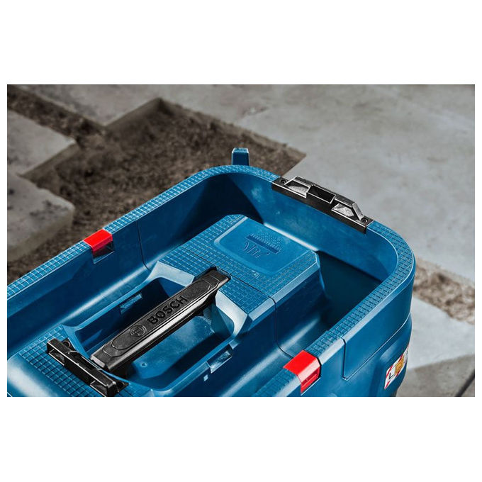 Bosch 06019M0020 GAS 400 A Professional Aspirapolvere a Cilindro Secco e Bagnato 40 L 1200 W Filtro 4 Ruote colore Blu