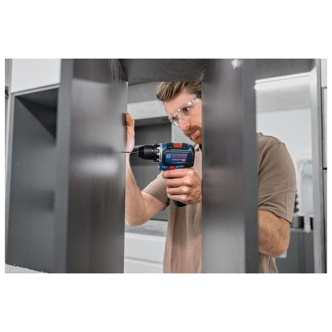 Bosch 06019N7001 GSR 12V-32 Trapano Avvitatore 12 V ioni di litio 32 Nm coppia massima 21 livelli di coppia tipo mandrino senza chiave colore Nero