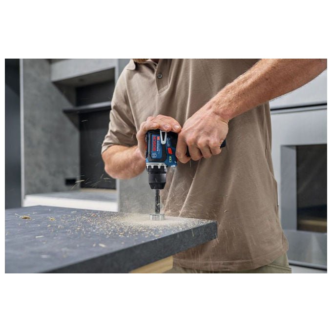 Bosch 06019N7005 GSR 12V-32 Professional Trapano avvitatore 12 V Brushless 32 Nm LED colore Blu-Nero