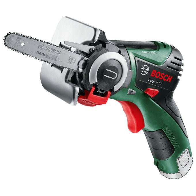 Bosch 06033C9001 EasyCut 12 Sega a catena Batteria 12 V 2,5 Ah NanoBlade Tecnologia 0-4100 giri-min 65 mm 75 dB colore Nero Verde Rosso