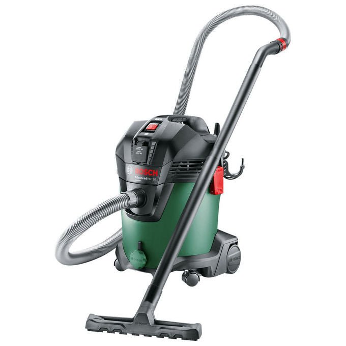 Bosch 06033D1200 AdvancedVac 20 Aspiratore Liquidi e Solidi 20 L 1200 W (46x40x52 cm) colore Verde