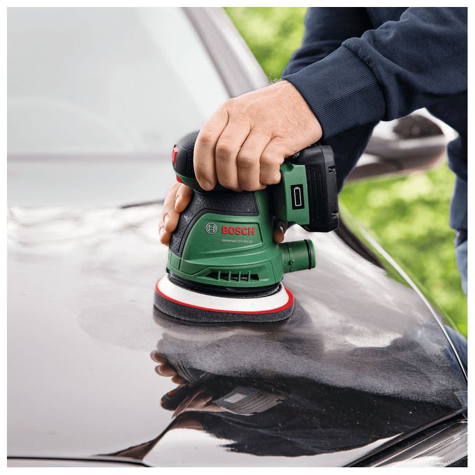 Bosch 06033E4102 UniversalOrbit 18V-20 Levigatrice orbitale 18 V 2,5 Ah 10000 - 23000 OPM colore Nero Verde