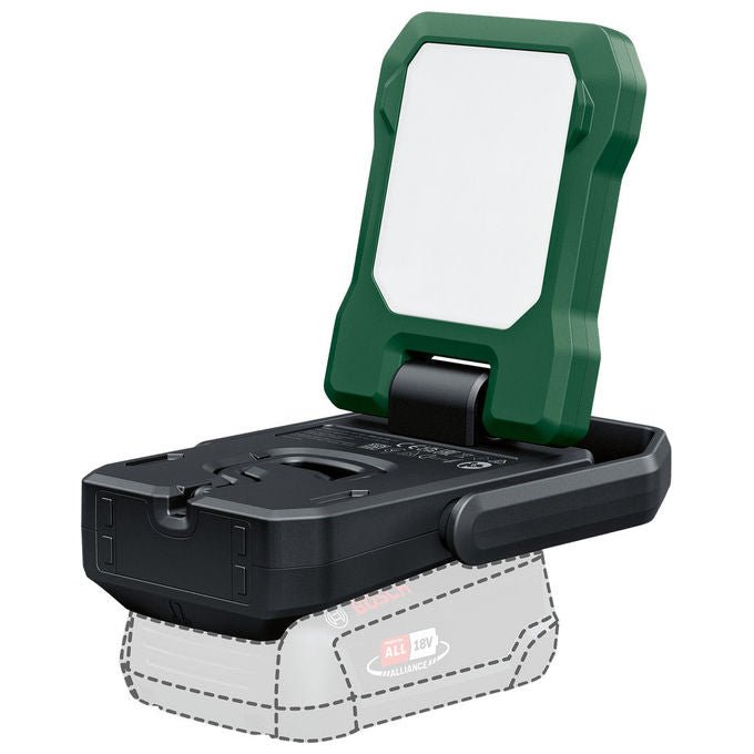 Bosch 06039A1200 EasySpotLight 18V-400 Torcia elettrica universale LED 400 lm 3 livelli 18 V colore Nero Verde