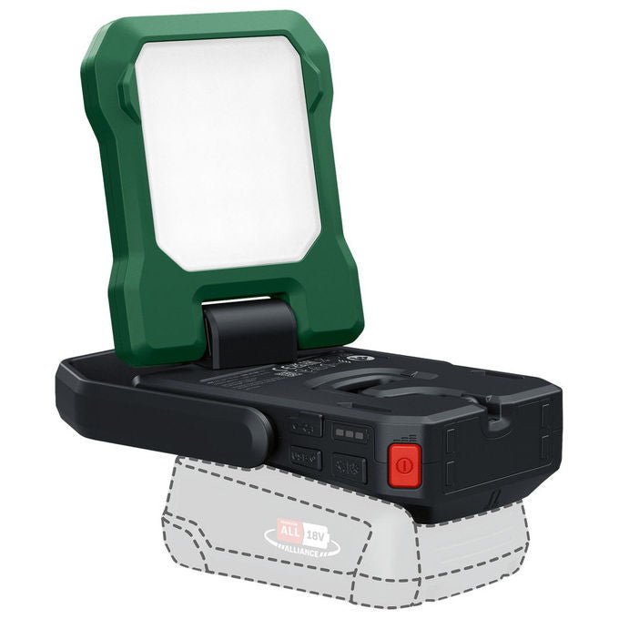 Bosch 06039A1200 EasySpotLight 18V-400 Torcia elettrica universale LED 400 lm 3 livelli 18 V colore Nero Verde