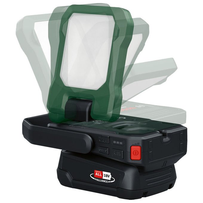 Bosch 06039A1200 EasySpotLight 18V-400 Torcia elettrica universale LED 400 lm 3 livelli 18 V colore Nero Verde