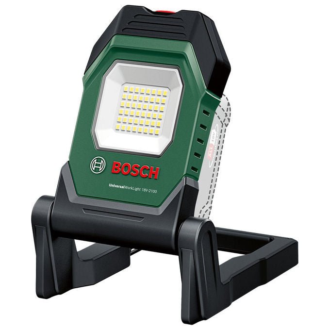 Bosch 06039A1300 UniversalWorkLight 18V-2100 Luce da lavoro 2100 lumen Batteria 18V colore Nero Verde