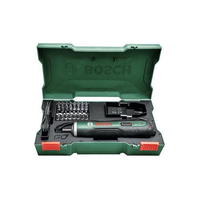 Bosch 06039C6000 Avvitatore 3,6V Litio Push Start con portabit magnetico 1-4'' coppia massima 2,5 Nm velocita' massima 360 giri-min colore Nero