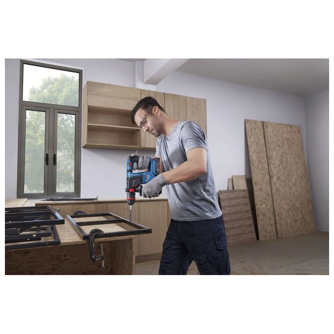 Bosch 0611927102 GBH 18V-18 X Martello Perfuratore 18 V 1 5 J SDS+ Blu-Nero