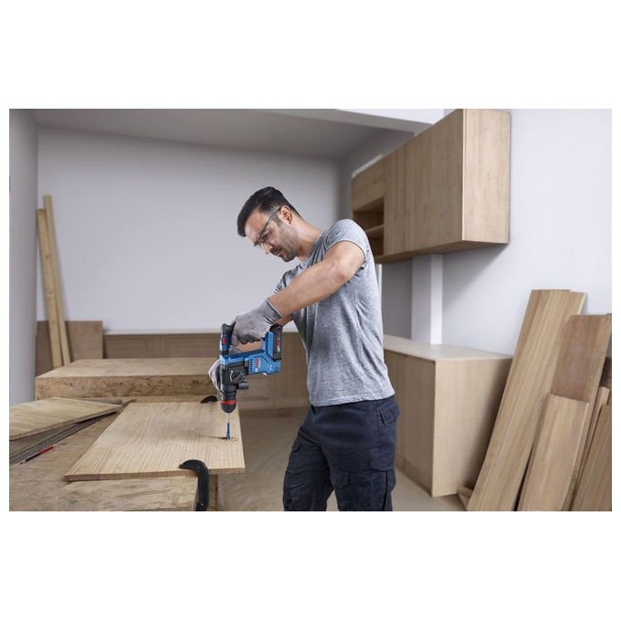 Bosch 0611927102 GBH 18V-18 X Martello Perfuratore 18 V 1 5 J SDS+ Blu-Nero