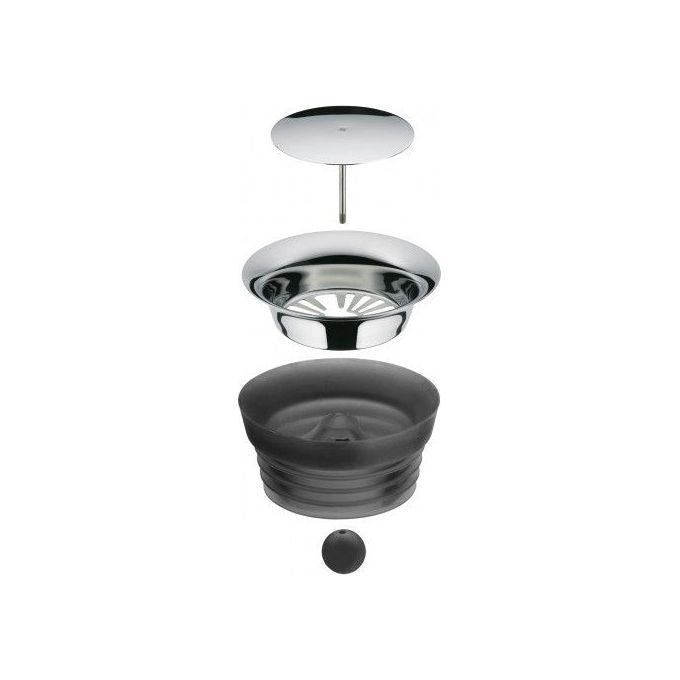 WMF 0617706590 Basic Caraffa 1.0 L con chiusura automatica e filtro integrato colore Oro