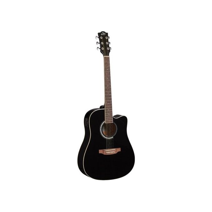EKO Chitarra Acustica Ranger Cw EQ Black per Esperienze Musicali Uniche e di Qualita' Superiore