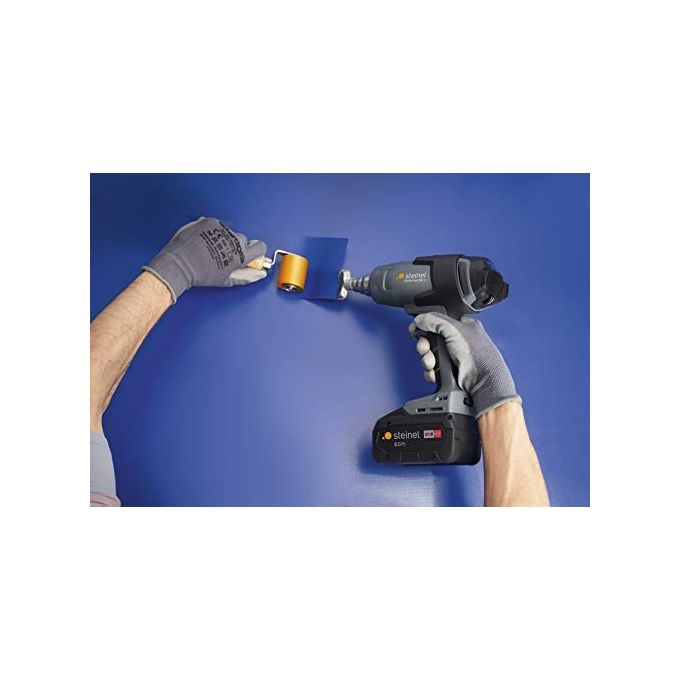 Steinel 063986 MobileHeat MH3 Pistola ad aria calda a batteria 18 V 2 temperature 300 500 °C 200 l-min con LED colore Grigio
