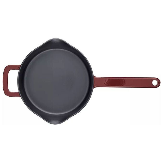 Fissler 064-310-24-000-0 Moments Collection Padella Multiuso in Ghisa Diametro 24 cm Rosso