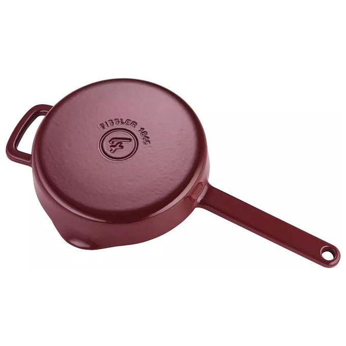 Fissler 064-310-24-000-0 Moments Collection Padella Multiuso in Ghisa Diametro 24 cm Rosso