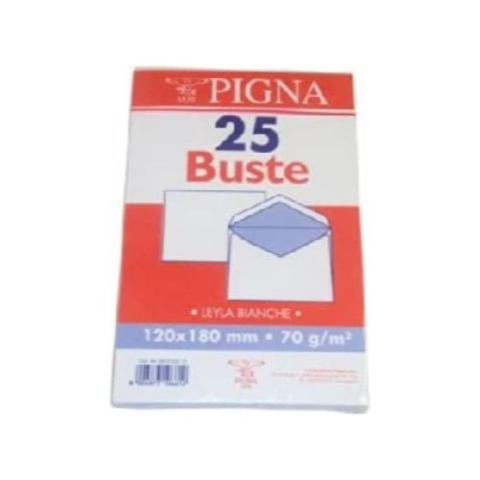 Pigna Confezione da 25 Buste Leyla senza Finestra 12x18cm
