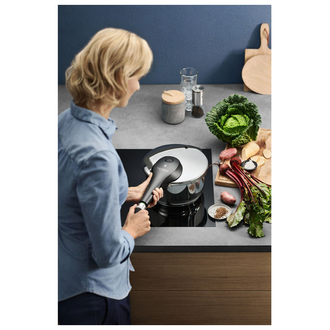 WMF 4000530698018 Perfect Premium Pentola a pressione 4,5 L Cromargan acciaio inossidabile 18-10 compatibile induzione colore Argento
