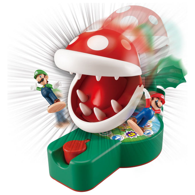 EPOCH Games, Super Mario Piranha Plant Escape, Gioco da Tavolo Multicolore, 4+ Anni