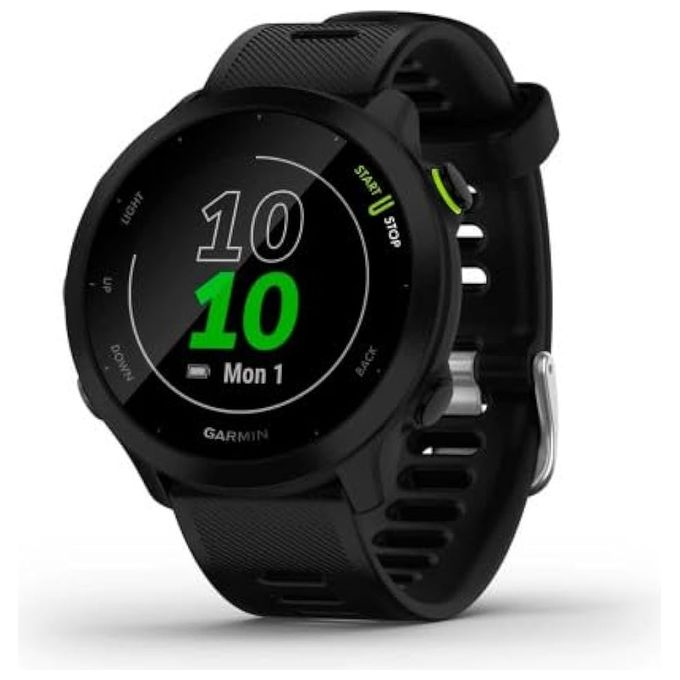 Garmin FORERUNNER 55 Smartwatch GPS Integrato Frequenza Cardiaca al Polso 42 mm colore Nero