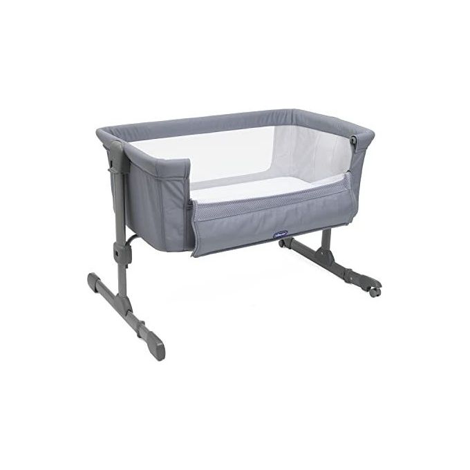 Chicco 8087042670000 Next2Me Essential Culla co-sleeping 9 Kg 6 livelli altezza 2 ruote con freno colore Stone