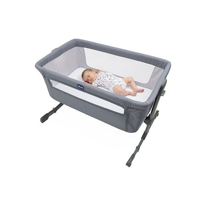 Chicco 8087042670000 Next2Me Essential Culla co-sleeping 9 Kg 6 livelli altezza 2 ruote con freno colore Stone
