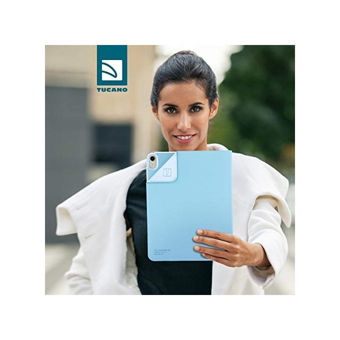 Tucano Metal Custodia per iPad Air 10.9'' con Finitura Satinata Azzurro