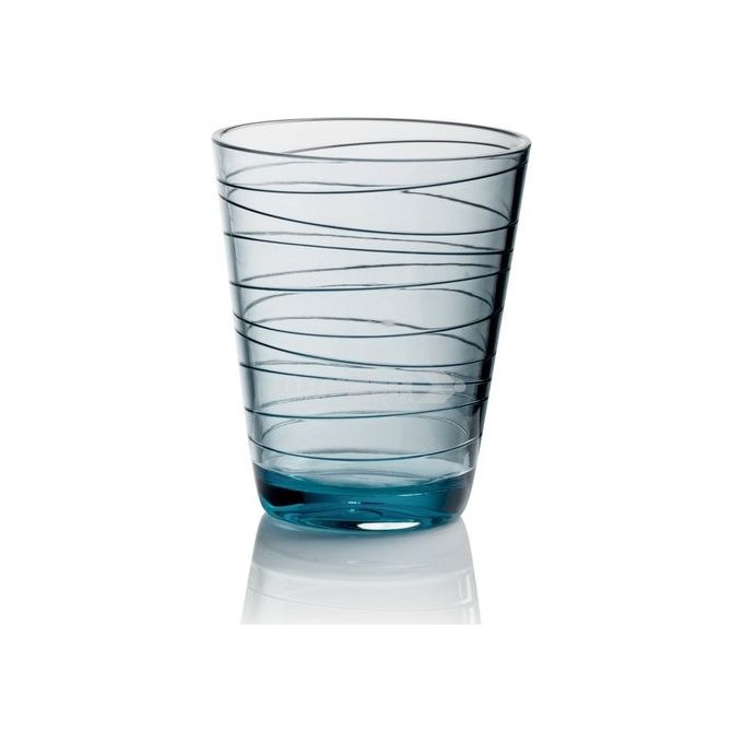 Brunner Bicchiere da Campeggio Onda Trasparente Blu Trasparente