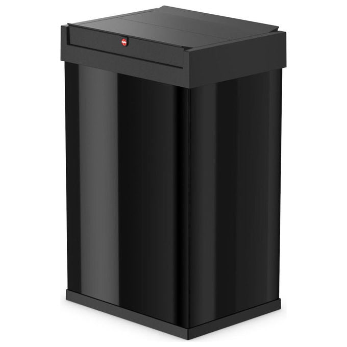 Hailo 0840-141 Big-Box Swing L Cestino per Rifiuti 35 L Acciaio Colore Nero