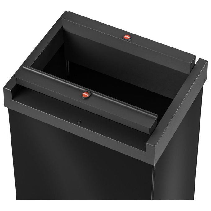 Hailo 0840-141 Big-Box Swing L Cestino per Rifiuti 35 L Acciaio Colore Nero