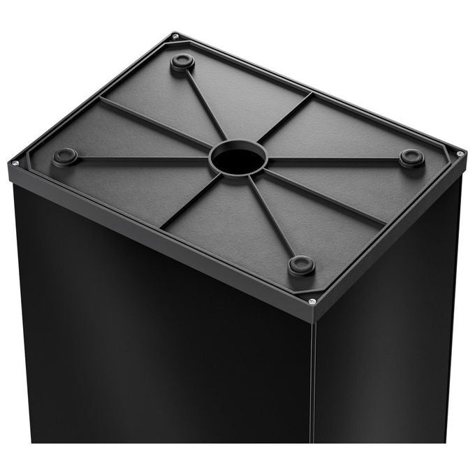 Hailo 0840-141 Big-Box Swing L Cestino per Rifiuti 35 L Acciaio Colore Nero