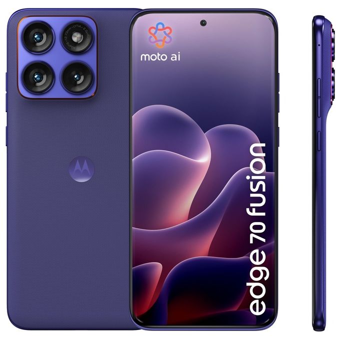 Motorola 0840493611211 Edge 70 Fusion Smartphone 8 GB RAM 256 GB 6.78'' 5200 mAh colore Viola
