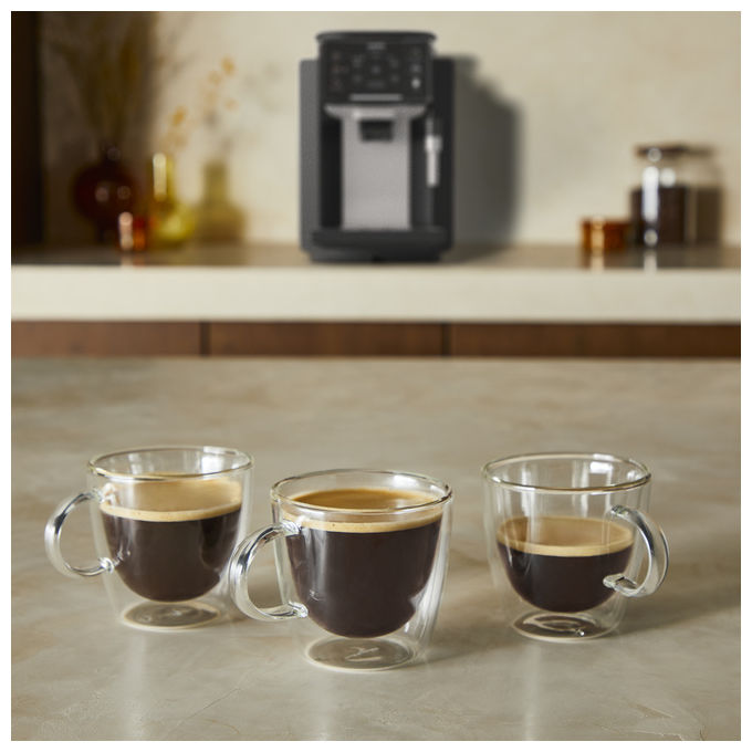 Krups EA910A10 Sensation Macchina da caffe' Automatica Capacita' serbatoio 1,7 L Pressione 15 bar Potenza 1450 W colore Nero Cromo