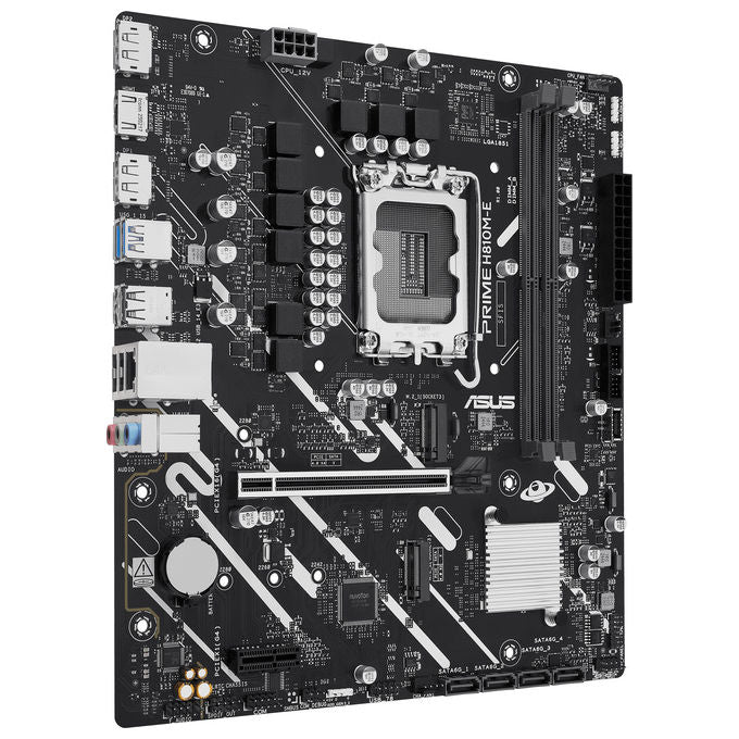 Asus 90MB1N20-M0EAYC PRIME Scheda madre H810M-E-CSM DDR5 128GB RAM 2x M.2 2x PCIe 4 porte SATA 1x HDMI 2x DisplayPort colore Nero