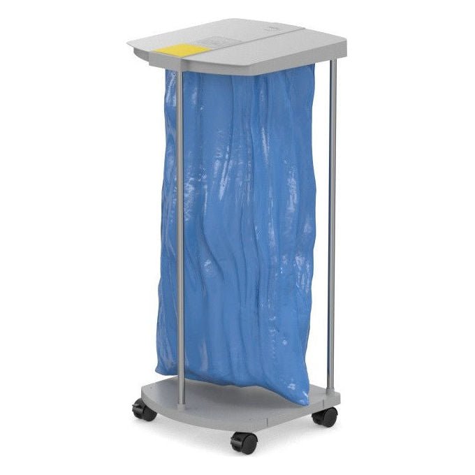 Hailo 0912-210 ProfiLine MSS XXXL Portasacchetto dell'immondizia autoportante con ruote 120 L colore Grigio