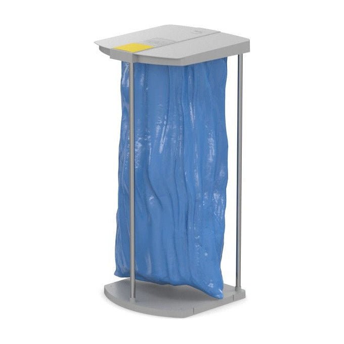 Hailo 0912-110 ProfiLine MSS XXXL Porta Sacchi 120 l con Coperchio e Sistema di Espansione colore Grigio