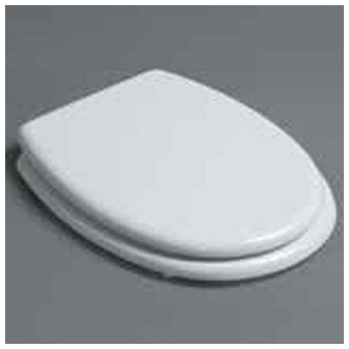 Simas Ar002 Arcade Sedile Bianco Con Cerniere Cromate