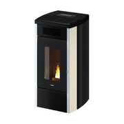 Cadel Stufa Pellet Atena Plus 12kW Acciaio Bianco