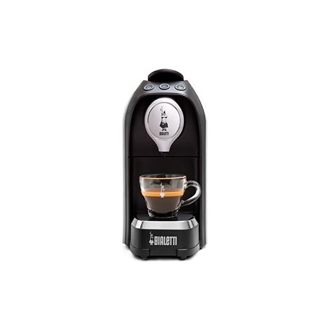 Bialetti Elettrico Macchina Caffe' Espresso Per Capsule In Alluminio Incluse 32 Capsule 1200W Bianco
