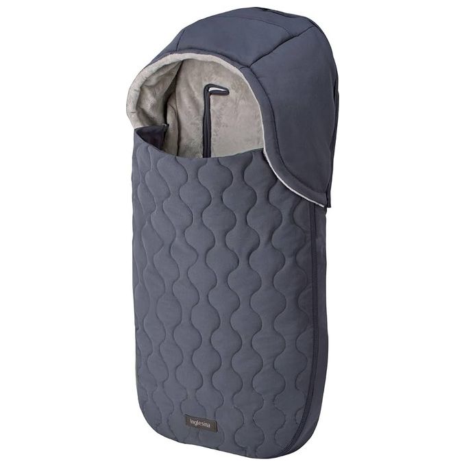 Inglesina A099T2MBE Sacco Termico Newborn 3 in 1 Interno Fleece Esterno Water-Resistant Cappuccio Removibile 40 x 76 cm colore Medium Beige