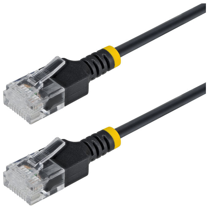 StarTech.com N6APATUTP34BKS30CM Cavo Ethernet Cat6a Ultra Slim UTP 30 cm 34AWG 10000 Mbit-s colore Nero