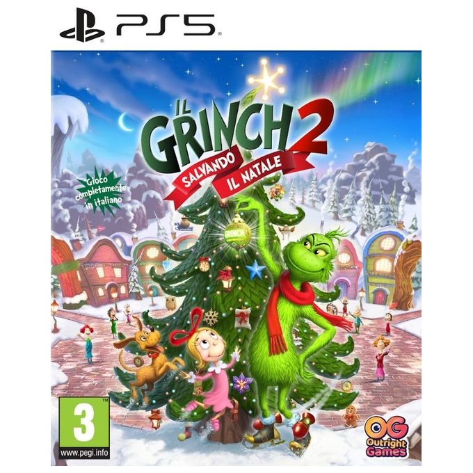 Bandai Namco PS50932 Gioco PS5 The Grinch 2 Salvando il Natale Lingua Italiano Data di Uscita 18 Settembre 2026 colore Nero