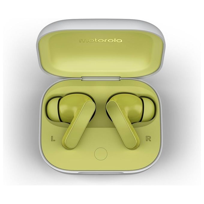 Motorola PG38C05790 Moto Buds Cuffie wireless Cancellazione attiva del rumore fino a 42 ore di riproduzione colore Verde