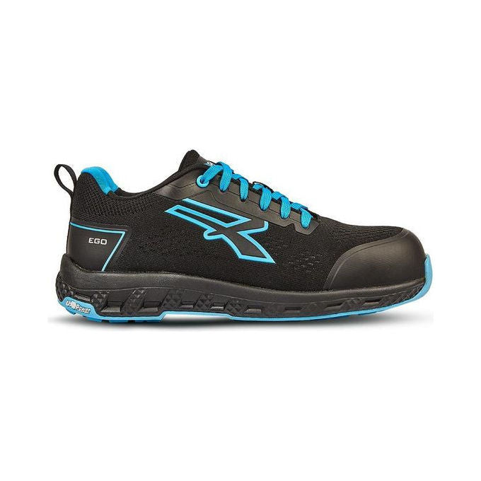 U-Power 0RE20036-39 Deon ESD Scarpe da ginnastica antinfortunistiche Unisex con suola antiscivolo in gomma e EVA traspirante colore Blu Nero