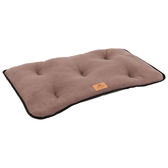 Ferplast Cuscino Cane e Gatto JOLLY MICROFLEECE, Cuccia in Caldo e Soffice Micropile per Taglia Media, Double Face Anti Graffio, Materassino Lavabile, 65 x 48 x 3,5 cm. Nero
