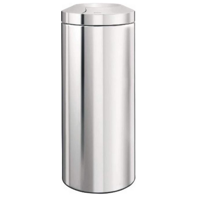 Brabantia 287527 Flameguard Cestino Ignifugo 30 L Acciaio Inox con Secchio Interno Rimovibile colore Argento