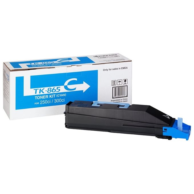 Kyocera Mita Toner Ciano Tk-865c Taskalfa 250ci
