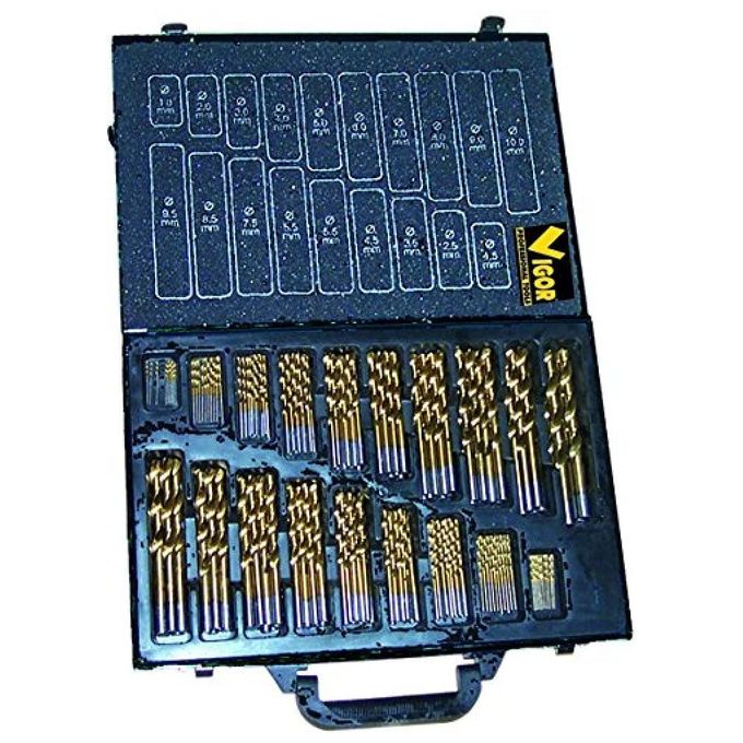 Serie Punte Hss Vigor Titanium Pz. 116 mm. 1-10