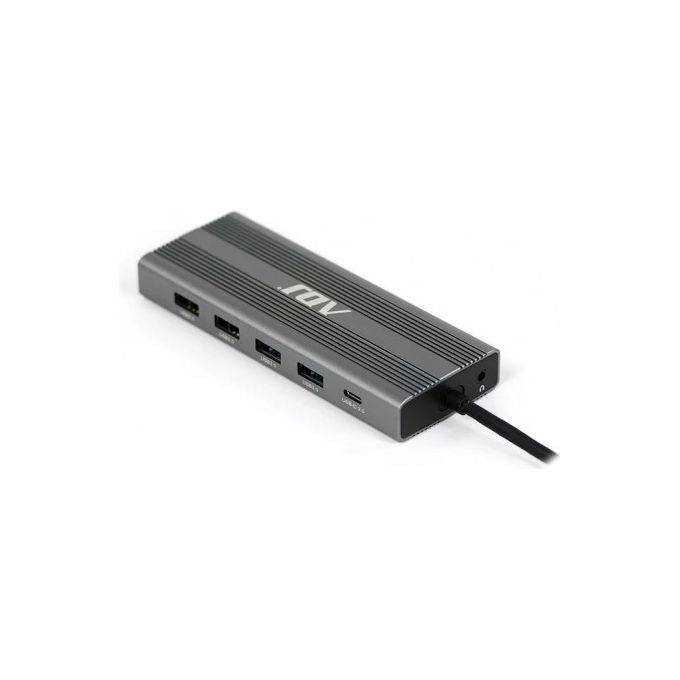 Adj Hub Dock Type C Multiport 12 In 1 Usb-Hdmi-Vga-Lan-Pd-Audio-Sd