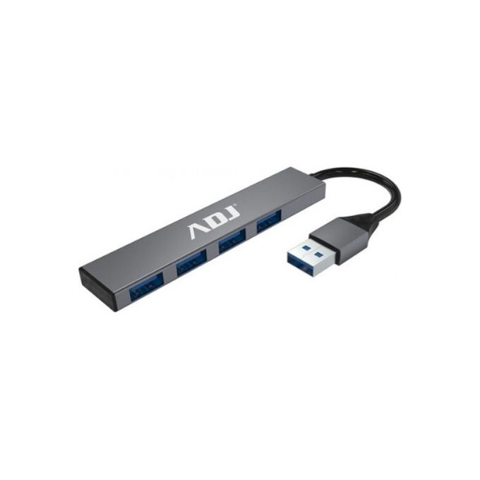 Adj Hub Usb 3.2 4 Porte Tetra Gy Compatibile Usb 1.1 2.0 Notebook