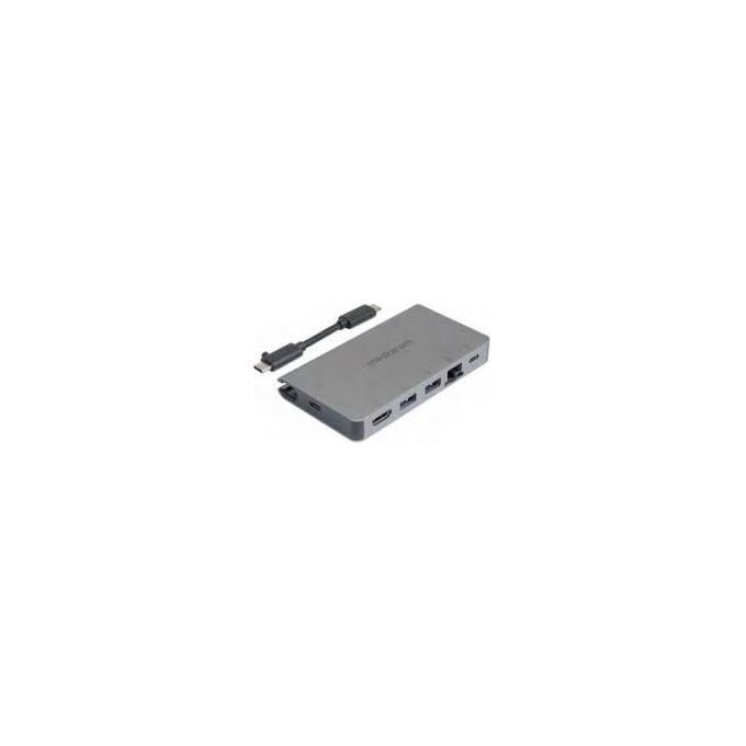 Mediacom MD-C315 Usb-C a Hdmi 2 Porte Usb 3 Rj45 2 Type C e Power Delivery